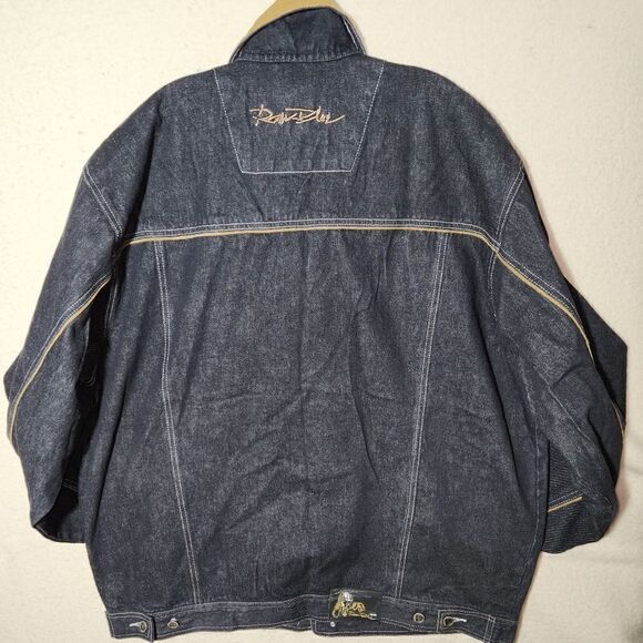 Vintage Raw Blue Denim Jacket size 3XL - Picture 2 of 5